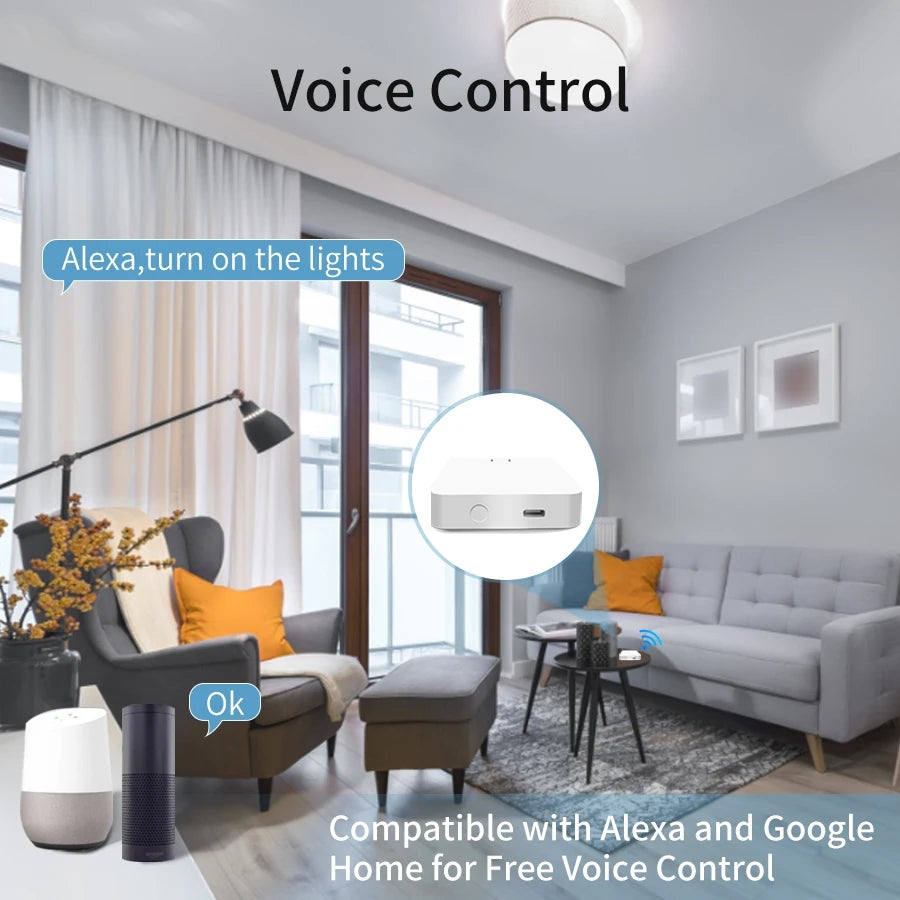 Tuya Smart Zigbee Gateway – Smart Home Hub med Zigbee 3.0 & BLE